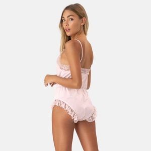 baby pink angel teddy/onesie